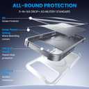 Magnetic for iPhone 17 Pro Max Case, Heavy Duty Protection, 23ft Military-Grade Drop Protection, Compatible with MagSafe, Tough Non-Slip, Matte Surface Phone case for iphone 17 Pro Max 6.9", White