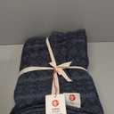 Manduka Yoga Cotton Blanket - Yoga Prop and Accessory, Roll, Fold, Stack to Support, Made of Cotton, 68 inch (172cm), Thunder Grey