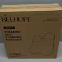 Back Massager with Heat, Cordless Back and Neck Massage for Pain Relief Deep Tissue, 4D Shiatsu and Percussion Massage Pillow, Lower Back Massager for Office,Gifts for Christmas Women Men, Black