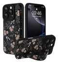 Ufbara Compatible with iPhone 16 Pro Case for Women Men, Cute Flower