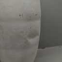 Deco 79 Metal Decorative Vase Centerpiece Vase with Antique Distressing and Terracotta Accents, Flower Vase for Home Decoration 13" x 9" x 24", White (CONVENIENTLY SIZED)