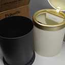 Pukomc Bathroom Trash Can with Lid3.5 Gallon Motion Sensor Waterproof Touchless Garbage Can, Smart Plastic Trash Bins Suitable for Kitchen, Bathroom, Bedroom, Living Room, Office Beige