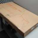 Aluminum Chaise Lounge Chair Outdoor, Foldable & Assembly Free Outdoor Lounge Chair with 5 Position Adjustable Backrest, Patio Pool Lounge Chairs for Outside Poolside Beach Lawn, 1PC, Lake Blue