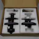 Matte Black Exterior Door Knob and Deadbolt Set, Keyed Alike Entry Door Knobs with Key Lock and Deadbolt for Entrance and Front Door