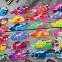30 pcs Tank Pop Keychain Silicone Stress Relief Kids Party Favor