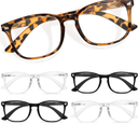 CCVOO Reading Glasses for Women/Men, Eyeglasses, Blue Light Readers for Women/Men, Computer Eye Glasses, Cheaters, +3.0