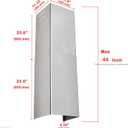 Extension Wall Mount Range Hood Stainless Steel Exhaust Duct Chimney Cover Up to 9 ft. Ceiling
