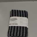 Yiclick 2 Pack Exfoliating Washcloth Towel - Body Scrubber Exfoliator, Loofah Sponge, Korean & Japanse & African Net Sponge Rag - Back Scrubber Washer for Use in Shower Bath (Black)