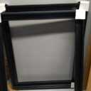 17x21 inch Satin Black Picture Frame with 2 Inch Single Porcelain Mat, 2 Pack
