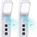 Plug In Air Ionizer for Home,Negative Ion Air Freshener - Air Purifier with Night Light for Room Filterless Mobile Air Cleaner for Odors Smoke for Home,Office(2)