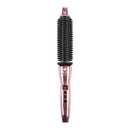CALISTA Perfecter Pro Heated Round Brush | Lift, Volumize, and Style with No Heat Damage for Healthier-Looking Hair | 1.0" for Shoulder Length Styles | Dual Voltage & Adjustable Temp (1.0, Rose Gold)