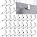 60pcs Tablecloth Clips,Heavy Duty Picnic Table Clips, Stainless Steel Table Cloth Cover Clamps, Table Cloth Holders Ideal for Home Wedding Party Indoor Outdoor Camping Picnic