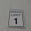 Race Car Birthday Decor, Speed Limit Sign, Fast One, Race Car Birthday Party Decorations, 811 Wooden Play Sign with Stand, Let's Go Racing Party Supplies for Boy Race Fans - LP062