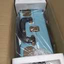 Record Player with Speakers 3-Speed Bluetooth Suitcase Portable Vinyl Record Player Belt-Driven RCA Line Out AUX in Headphone Jack Vinyl Vintage Turntable Blue