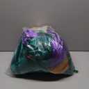 55 x 118 in Giant Mardi Gras Bow Outdoor Extra Large Mardi Gras Decorations Purple Green Gold Silk Bow for Front Door Porch Tree Wreath Outside Wall Building New Orleans Carnival Party Decor