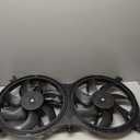 Dual Radiator Fan with Control Module Replacement for Pathfinder 2013-2017 Replacement for QX60 2014-2019 Replacement for JX35 2013 Replacement for 621-586 621586 214813JA2E NI3115149