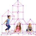 Kids Fort Building Kit 120 Pieces Construction STEM Toys for 5 6 7 8 9 10 11 12 Years Old Boys and Girls Ultimate Forts Builder Gift Build DIY Educational Learning Toy for Indoor Outdoor