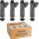 2001-2003 2AZ-FE Engine 2.4L Fuel Injectors,Compatible with/Toyota 2.4 Camry Highlander Solara 2001 2002 2003 |12 Holes| |Set of 4| |#23250-28020,23209-0H010|