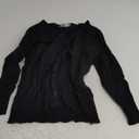 Women's 3/4 Sleeve V-Neck Button Down Knit Sweater Soft Cardigan XX-Large