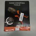 Wire Terminals Crimping Tool Kit with New Handle Design, Preciva AWG20-10 Insulated Ratcheting Crimper Tool with 370PCS Insulated Wire Connectors (USRC50371)