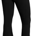 Sunzel Women's Crossover Flare Leggings with Pockets High Waist Yoga Pants High High Workout Gym Bootcut Leggings (X-Large, Black)