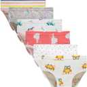 Winging Day Little Girls' Cotton Panties Baby Toddler Soft Underwear Multipack 14 