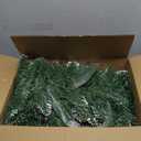 Jin&Bao 9FT Christmas Garland with Lights, 100 LED Prelit Green Pinecone Garland Christmas Decorations with Timer Function, 3AA Battery Operated Xmas Garland Mantle Stairs Door Outdoor