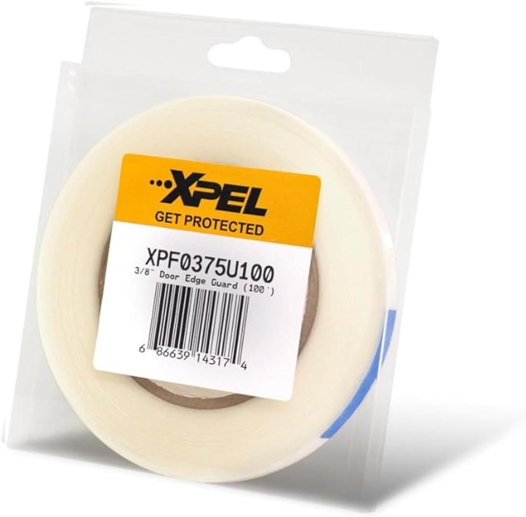 XPEL Door Edge Guard Protection Film Roll, 3/8" x 100' - Car or Truck Doors, Protective Barrier Against Minor Scratches, Paint Chips, Door Edge Impact, and Dings - Prevents Damage and Possible Rust