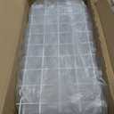 iSPECLE Freezer Organizer Bins - Fits 7 Cu.Ft Chest Freezer, 4 Pack Stackable Wire Baskets(14.7" Length), Heavy Duty Coated Deep Freezer Organizer, Rust Resistant for Frozen Food Sorting, White