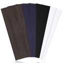 Ztomine Headbands for Women, 8pcs Stretchy Non Slip Soft Cotton Cloth Hair Bands for Sports, Workout, Yoga and Running (Navy Blue, Black, White, Gray)