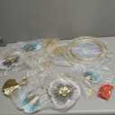 Large Wall Mirror,Modern Wall Mirrors Decorative,3DMetal Ginkgo Biloba Design - Perfect for Living Room, Bedroom, Bathroom, or Entryway Wall Decor (18"L x 33"W)