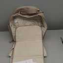 JuJuBe New Classic Diaper Bag Backpack with Portable Changing Pad, Stroller Straps, Large Travel Backpack for Boy or Girl, Carrying Baby Bottles, Wipes, Diapers, Pacifiers, Taupe, Mother's Day Gift