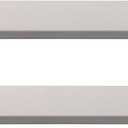 2 Pcs Water Absorbing Stone Trays, Kitchen/Bathroom Sink Soap Dish, Diatomite Tray Used for Hand Soap & Cosmetic Bottles in The Modern Home, 3.54" W x 9" L, White