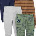 Simple Joys by Carter's Baby 4-Pack Neutral Pant, Size: 18 Months (Green)