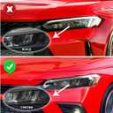 Duolctarms Chrome W/DRL Full LED Headlight Fits 2022-2025 Honda Civic EX/LX | Left Driver Side HO2502205 33150T20A52