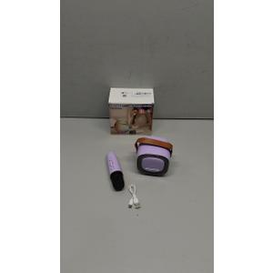 Mini Karaoke Machine Speaker for Kids Adults, Portable Bluetooth with 1 Wireless Microphones, Children's Day Birthday Gift Ideas for Toys for Teens Boys and Girls Aged 4, 5, 6, 7, 8, 9, 10, 11, 12+