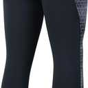 Women's Cycling Pants 3D Padded Compression Tight, Long Bike Bicycle Pants with Wide Waistband S