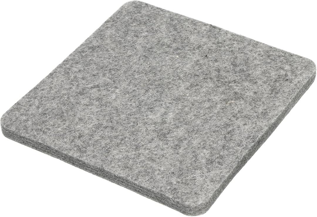PATIKIL Wool Pressing Mat, 10" x 10" Wool Ironing Pad Blanket 0.5" Thickened Heat Resistant Quilting Ironing Pad for Quilters Sewing Craft, Grey