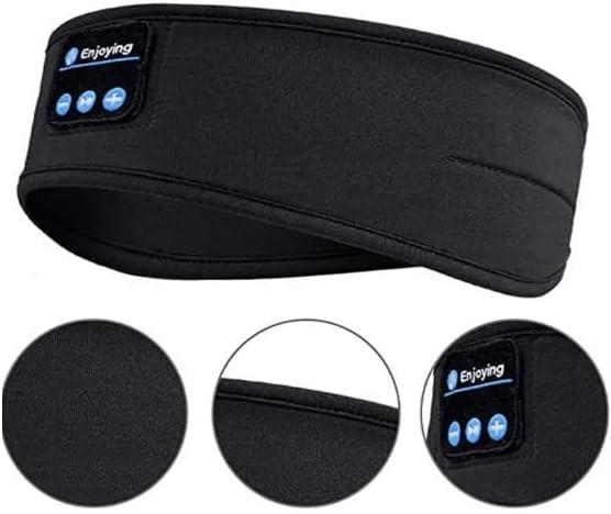 Wireless Bluetooth Sleeping Headphones Headband Thin Soft Elastic Comfortable Music Ear Phones Eye Mask for Side Sleeper Sports
