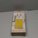 COOK WITH COLOR Glass Olive Oil Bottle Dispenser - 2 Pack- 17oz Oil and Vinegar Cruet - Olive Oil Carafe Decanter for Kitchen (Brown)