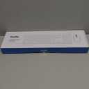 Wireless Keyboard and Mouse, Vssoplor 2.4GHz Rechargeable Compact Quiet Full-Size Keyboard and Mouse Combo with Nano USB Receiver for Windows, Laptop, PC, Notebook-Black and Wine Red