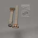 Minyee Leather Bands Compatible with Fitbit Versa 2/ Fitbit Versa/ Versa Lite Band Women, Dressy Slim Thin Leather Strap with D-Shaped Diamonds Metal Buckle Luxury Bracelet for Versa 2 Smart Watch (Only for Versa 2/ Versa/ Versa Lite/ Versa SE, Starlight/ Rose