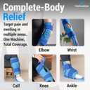 Ice Machine for Knee After Surgery Game Ready Ice Therapy System with 12QT Cooler, 4 Flow Speeds, Quiet Operation & Adjustable Timing Cold Therapy Machine for Knee Replacement & Pain Relief