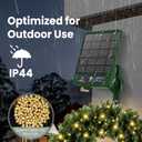 Solar Wreath Hangers for Front Door with 250 LED Lights, Compatible with Lighted Wreaths, Large Suction Cup Hook for Glass Window Outdoor Porch Decorations