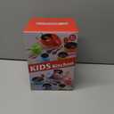 GILOBABY Play Kitchen Accessories, Play Food Sets for Kids Kitchen Playset with Pots and Pans Set, Cooking Utensils, Preschool Learning Education Toys for Toddlers, Birthday Gifts for Girls (Red)