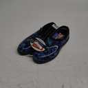 Sloggers Original Waterproof Rain and Garden Shoe for Women– Outdoor Slip-On Garden Clog - Made in The USA with Premium Comfort Insole and Arch Support - Grungy Paw Print Blue, Size 8