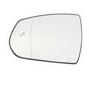 Left Driver Side Mirror Glass Heated With Blind Spot Without Auto Dimming Compatible with for 2010 2011 2012 2013 2014 2015 2016 CADILLAC SRX (Driver Blind Spot No-Anti-glare)