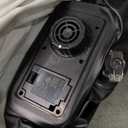 16" Air Mattress Queen with Built in Pump,Portable Full Blow up Mattress with Carry Bag, Comfort Flocked Airbed Inflatable Mattress for Guests,Camping (Grey)