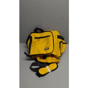 Fmeida 65L Duffle Bag with Shoes Compartment, Foldable Travel Duffel Bags for Men Women, Large Packable Travel Bag Water Repellent & Tear Resistant (Yellow)