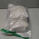 ANRODUO Boho Farmhouse Linen Shower Curtain with 12 Metal Hooks, Cream Fabric Shower Curtain Set - Waterproof & Heavy Duty Polyester, Button Hole Design, Machine Washable for Bathroom Bathtub, W72xL78